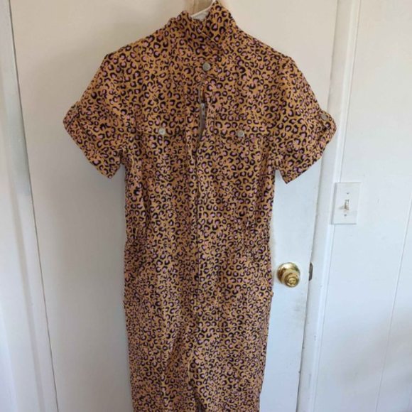 FARM Rio Pants - Farm Rio Leopard print jumpsuit